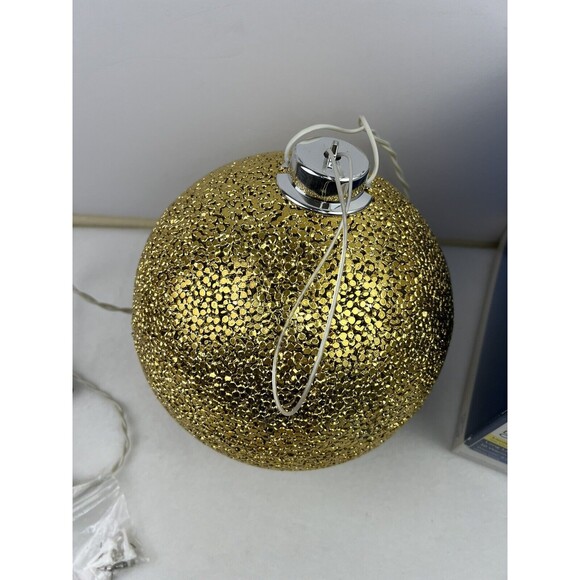 NEW Philips Gold LED‎ Christmas Holiday Hanging Oranment - 8" Inch Twinkling - Picture 4 of 5